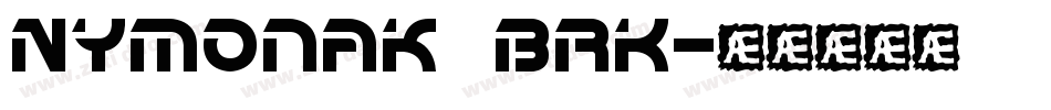 Nymonak BRK字体转换